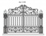 Кованые ворота Арт. 2-60