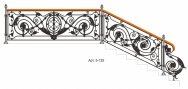 Кованые перила Арт. 5-125