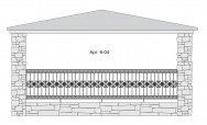 Кованый балкон Арт. 6-04