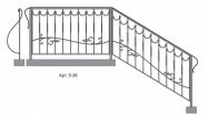 Кованые перила Арт. 5-38