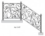 Кованые перила Арт. 5-87