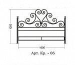 Спинка кровати Арт. Кр.-06