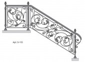 Кованые перила Арт. 5-115