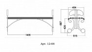Кованая лавочка Арт. 12-08