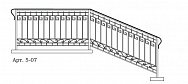Кованые перила Арт. 5-07
