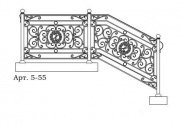 Кованые перила Арт. 5-55