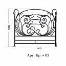 Спинка кровати Арт. Кр.-02