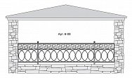 Кованый балкон Арт. 6-08