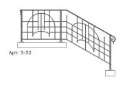 Кованые перила Арт. 5-52