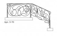 Кованые перила Арт. 5-70
