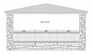 Кованый балкон Арт. 6-32