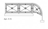 Кованые перила Арт. 5-51