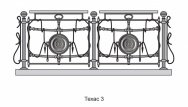 Кованые перила Техас 3