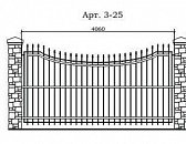 Кованый забор Арт. 3-25
