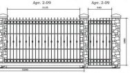 Кованые ворота Арт. 2-09