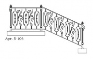 Кованые перила Арт. 5-106