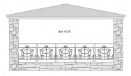 Кованый балкон Арт. 6-25