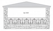 Кованый балкон Арт. 6-25