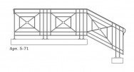Кованые перила Арт. 5-71