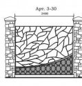 Кованый забор Арт. 3-30