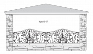 Кованый балкон Арт. 6-17