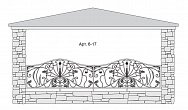 Кованый балкон Арт. 6-17