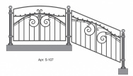 Кованые перила Арт. 5-107