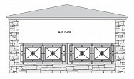Кованый балкон Арт. 6-09