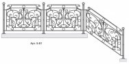 Кованые перила Арт. 5-81