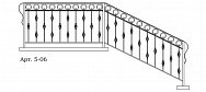 Кованые перила Арт. 5-06
